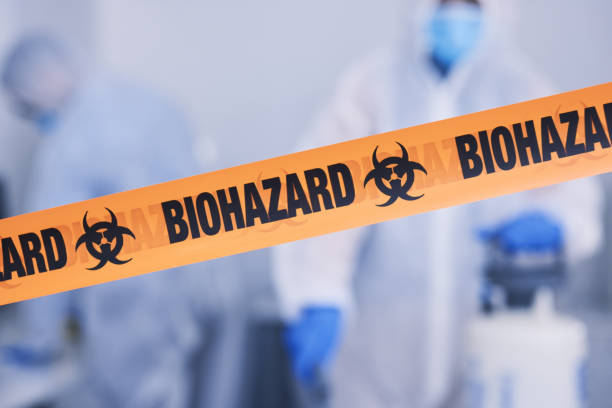 Professional Biohazard Cleanup technician working in Davis, SD